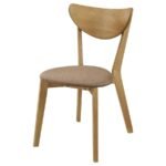 ELOWEN WOOD DINING SIDE CHAIR LIGHT WALNUT (SET OF 2) - Image 5