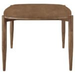 DORTCH 5-PIECE OVAL SOLID WOOD DINING SET WALNUT - Image 5