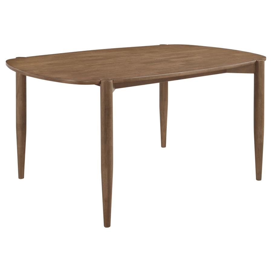 108461_02x900.jpg DORTCH OVAL 63-INCH SOLID WOOD DINING TABLE WALNUT - Image 1