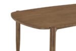 DORTCH OVAL 63-INCH SOLID WOOD DINING TABLE WALNUT - Image 6