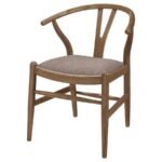DINAH WOOD WISHBONE DINING SIDE CHAIR WALNUT (SET OF 2) - Image 5