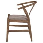 DINAH WOOD WISHBONE DINING SIDE CHAIR WALNUT (SET OF 2) - Image 6