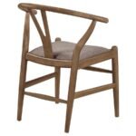 DINAH WOOD WISHBONE DINING SIDE CHAIR WALNUT (SET OF 2) - Image 8