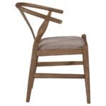 DINAH WOOD WISHBONE DINING SIDE CHAIR WALNUT (SET OF 2) - Image 9