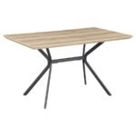 EDGECREEK 53-INCH COMPOSITE WOOD DINING TABLE LIGHT BROWN