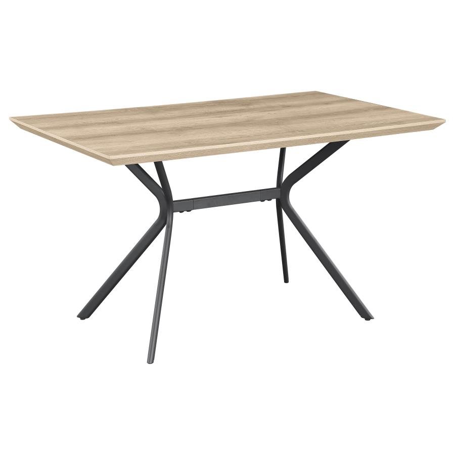 108481_02x900.jpg EDGECREEK 53-INCH COMPOSITE WOOD DINING TABLE LIGHT BROWN - Image 1