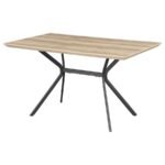 EDGECREEK 53-INCH COMPOSITE WOOD DINING TABLE LIGHT BROWN - Image 4