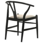 CRESTMONT WOOD WISHBONE DINING SIDE CHAIR BLACK (SET OF 2) - Image 8