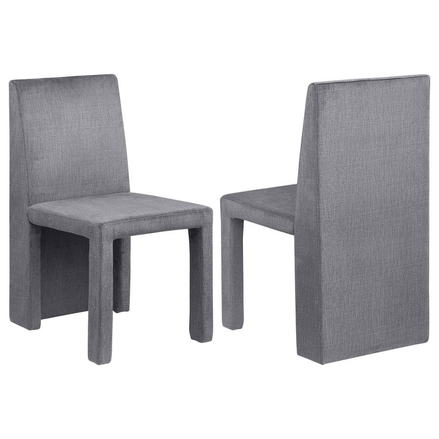 108512_001x900.jpg TORDERA VELVET UPHOLSTERED DINING SIDE CHAIR GREY (SET OF 2) - Image 1