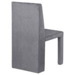 TORDERA VELVET UPHOLSTERED DINING SIDE CHAIR GREY (SET OF 2) - Image 8