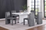 TORDERA VELVET UPHOLSTERED DINING SIDE CHAIR GREY (SET OF 2) - Image 13
