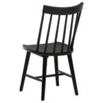 MIDDLETON 6-PIECE EXTENSION LEAF DINING SET BROWN AND BLACK - Image 7
