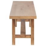 MIDDLETON 6-PIECE EXTENSION LEAF DINING SET NATURAL BROWN - Image 11