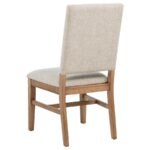 MIDDLETON 6-PIECE EXTENSION LEAF DINING SET BROWN AND BEIGE - Image 7