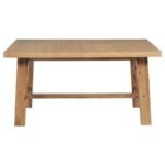 MIDDLETON 76-INCH EXTENSION LEAF DINING TABLE NATURAL BROWN - Image 5