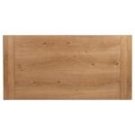 MIDDLETON 106-INCH EXTENSION LEAF DINING TABLE NATURAL BROWN - Image 8