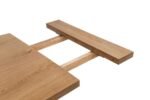 MIDDLETON 106-INCH EXTENSION LEAF DINING TABLE NATURAL BROWN - Image 9