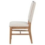 MIDDLETON UPHOLSTERED DINING SIDE CHAIR BEIGE (SET OF 2) - Image 6