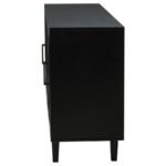 MIDDLETON 4-DOOR SIDEBOARD SERVER WITH DUAL DRAWERS BLACK - Image 6