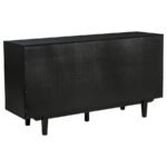 MIDDLETON 4-DOOR SIDEBOARD SERVER WITH DUAL DRAWERS BLACK - Image 7