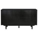 MIDDLETON 4-DOOR SIDEBOARD SERVER WITH DUAL DRAWERS BLACK - Image 8