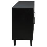 MIDDLETON 4-DOOR SIDEBOARD SERVER WITH DUAL DRAWERS BLACK - Image 10