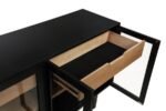 MIDDLETON 4-DOOR SIDEBOARD SERVER WITH DUAL DRAWERS BLACK - Image 11