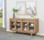 MIDDLETON 4-DOOR SIDEBOARD SERVER WITH DUAL DRAWERS NATURAL - Image 2