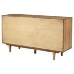 MIDDLETON 4-DOOR SIDEBOARD SERVER WITH DUAL DRAWERS NATURAL - Image 9