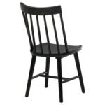 MIDDLETON SOLID WOOD DINING SIDE CHAIR BLACK (SET OF 2) - Image 9