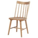 MIDDLETON SOLID WOOD DINING SIDE CHAIR BROWN (SET OF 2) - Image 5