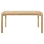 PARKRIDGE 5-PIECE 59-INCH WOOD DINING SET WHITE WASHED - Image 4