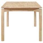 PARKRIDGE 5-PIECE 59-INCH WOOD DINING SET WHITE WASHED - Image 5
