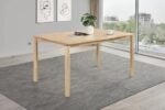 PARKRIDGE 59-INCH RECTANGULAR DINING TABLE WHITE WASHED - Image 2