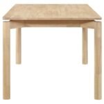 PARKRIDGE 59-INCH RECTANGULAR DINING TABLE WHITE WASHED - Image 4