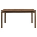 PARKRIDGE 5-PIECE 59-INCH WOOD DINING SET NATURAL WALNUT - Image 4