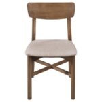 PARKRIDGE 5-PIECE 59-INCH WOOD DINING SET NATURAL WALNUT - Image 8