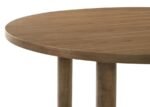 CRESTMORE 46-INCH ROUND WOOD DINING TABLE WALNUT - Image 5