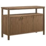 CRESTMORE 52-INCH DINING CABINET SIDEBOARD BUFFET WALNUT