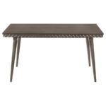 ONSLOW 59-INCH RECTANGULAR WOOD DINING TABLE DARK BROWN - Image 3