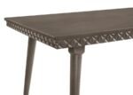 ONSLOW 59-INCH RECTANGULAR WOOD DINING TABLE DARK BROWN - Image 6