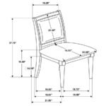 ONSLOW UPHOLSTERED DINING SIDE CHAIR DARK BROWN (SET OF 2) - Image 13
