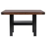PATTERSON 60-INCH COUNTER HEIGHT DINING TABLE MANGO OAK - Image 3