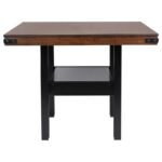 PATTERSON 60-INCH COUNTER HEIGHT DINING TABLE MANGO OAK - Image 4