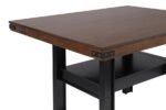 PATTERSON 60-INCH COUNTER HEIGHT DINING TABLE MANGO OAK - Image 6