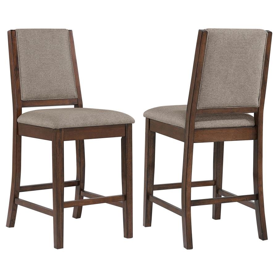 108889_001x900.jpg PATTERSON UPHOLSTERED COUNTER CHAIR MANGO OAK (SET OF 2) - Image 1
