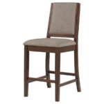 PATTERSON UPHOLSTERED COUNTER CHAIR MANGO OAK (SET OF 2) - Image 5