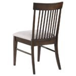 EVERTON 5-PIECE ROUND 53-INCH DINING TABLE SET DARK WALNUT - Image 9