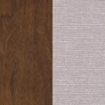 EVERTON 5-PIECE ROUND 53-INCH DINING TABLE SET DARK WALNUT - Image 12