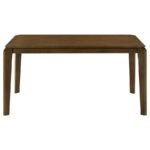 ALMONTE 59-INCH RECTANGULAR WOOD DINING TABLE DARK BROWN - Image 3